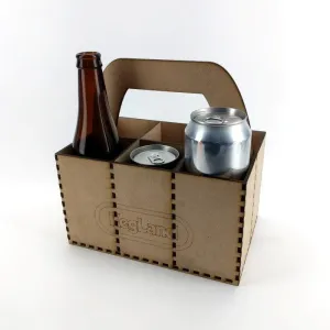 LaserCut - 6 Pack Flat Packed Laser Cut Can/Bottle Holder