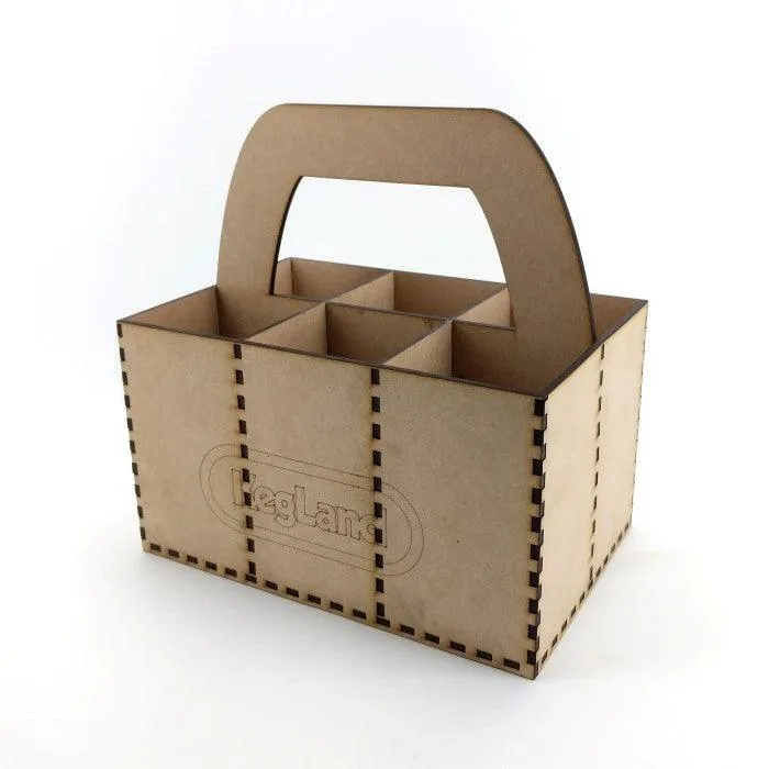 LaserCut - 6 Pack Flat Packed Laser Cut Can/Bottle Holder