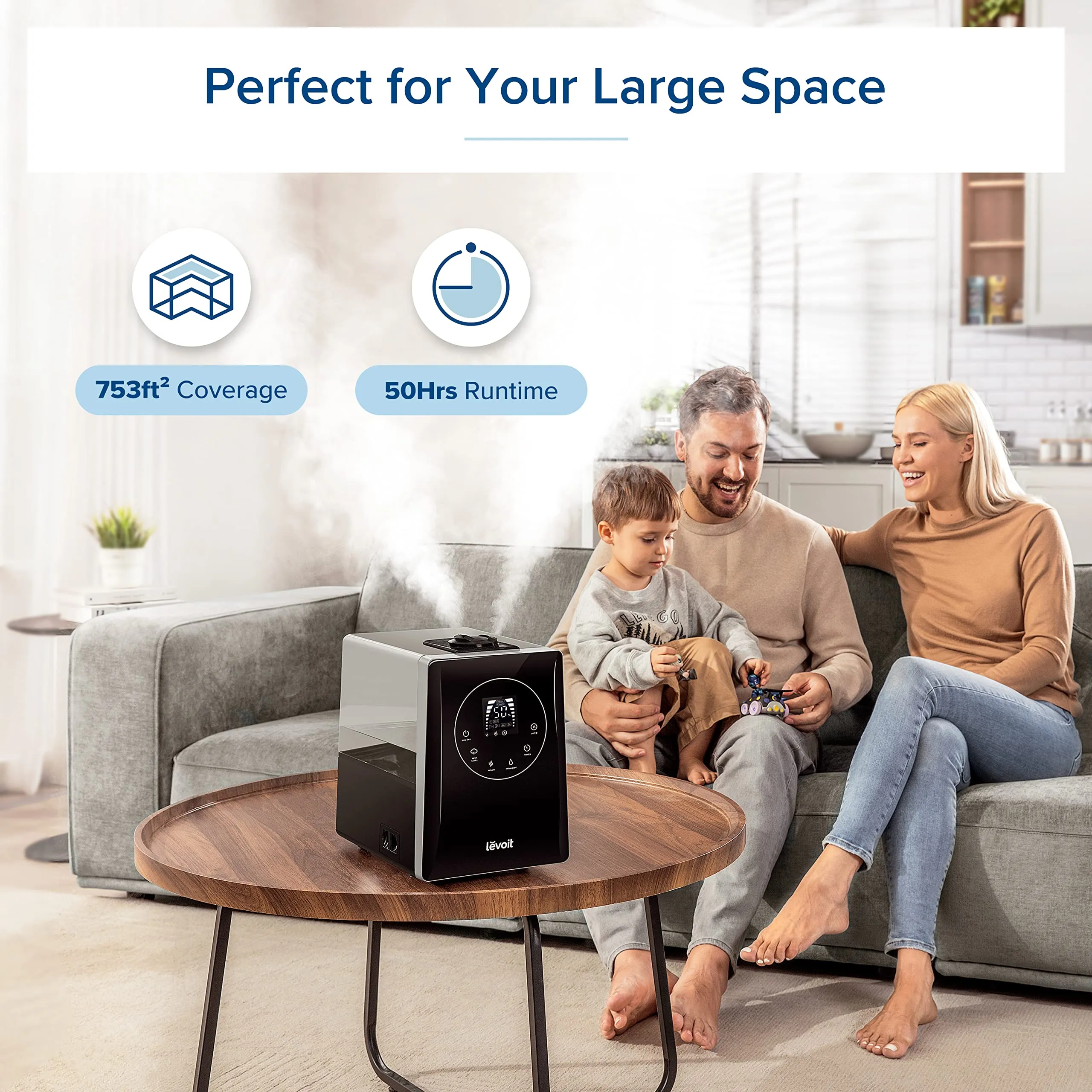 Levoit Lv600hh 6l Warm & Cool Mist Ultrasonic Humidifier With Remote Control