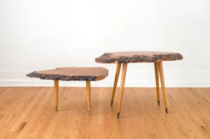 MCM Burlwood Nesting Tables