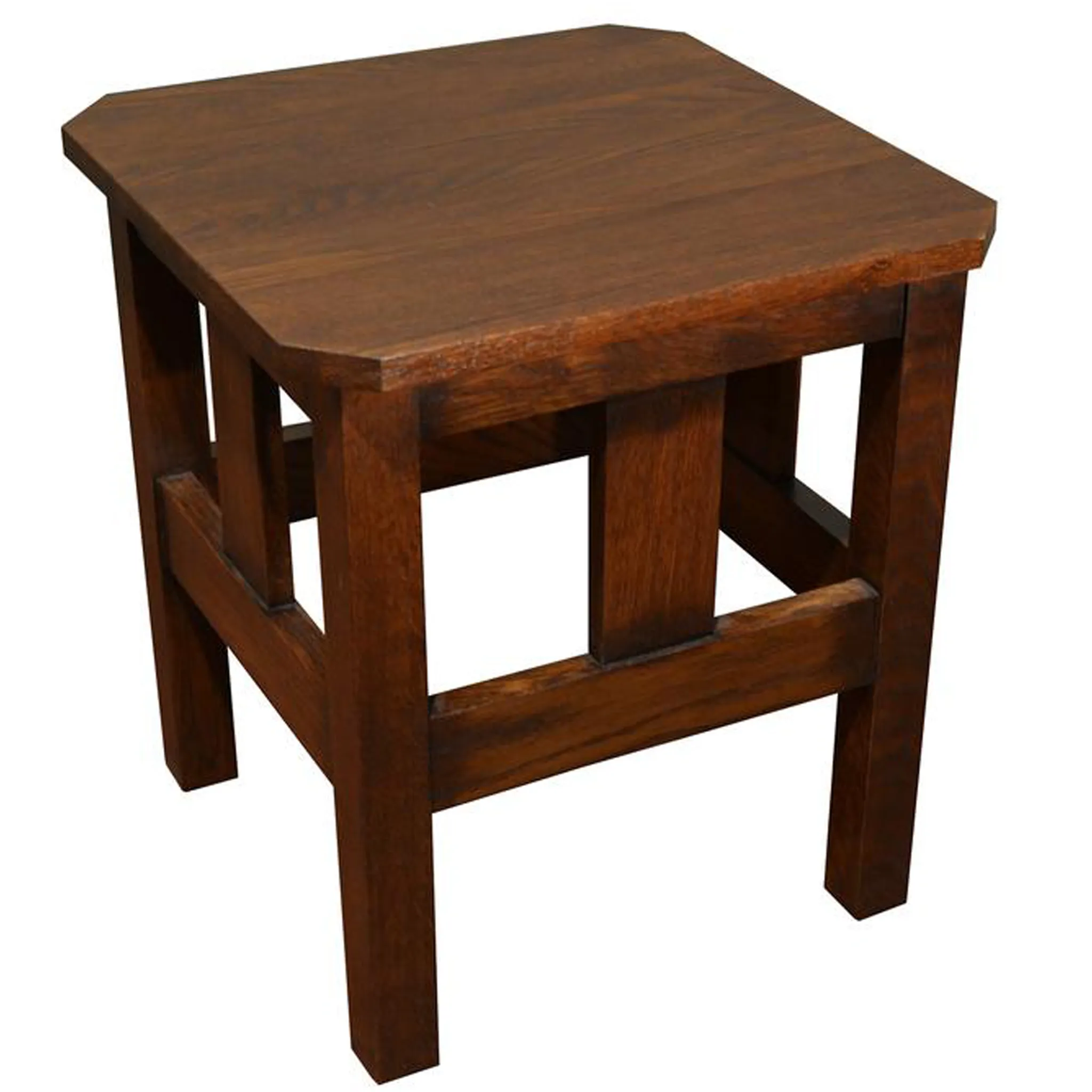 Mission Oak Slat End Table - Walnut (W1)