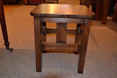 Mission Oak Slat End Table - Walnut (W1)