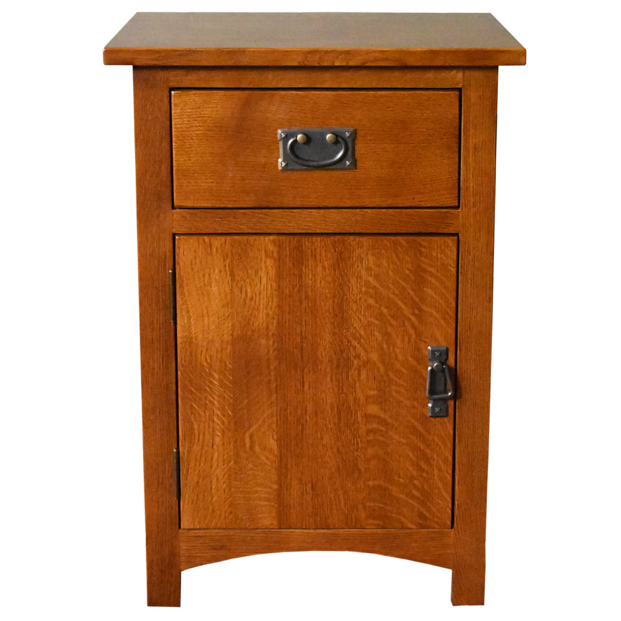 Mission Quarter Sawn Oak 1 Door/Drawer Nightstand Michael Cherry-MC-A