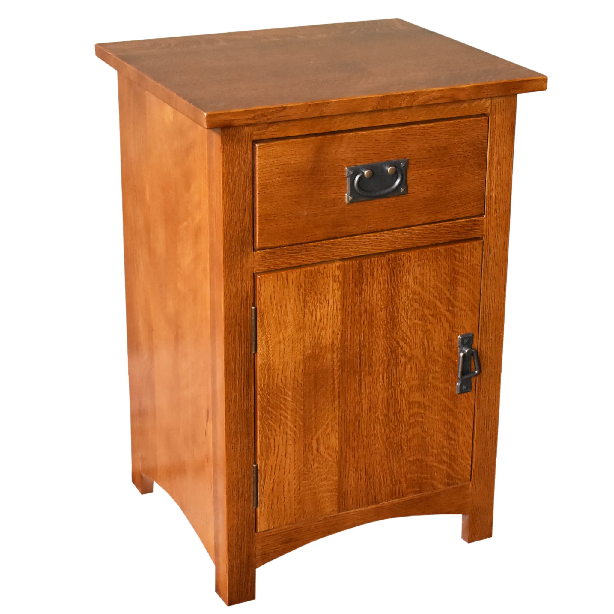 Mission Quarter Sawn Oak 1 Door/Drawer Nightstand Michael Cherry-MC-A