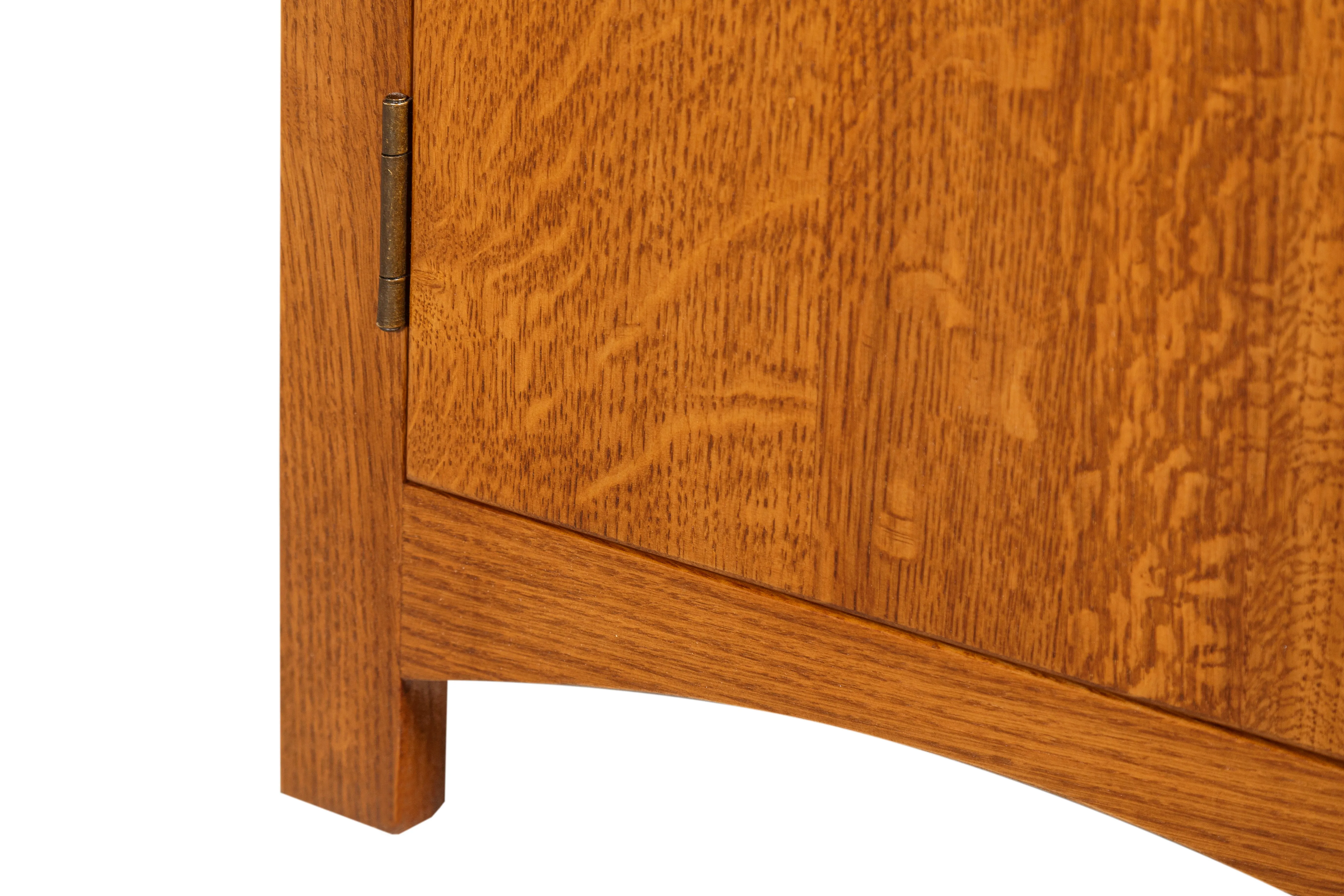 Mission Quarter Sawn Oak 1 Door/Drawer Nightstand Michael Cherry-MC-A