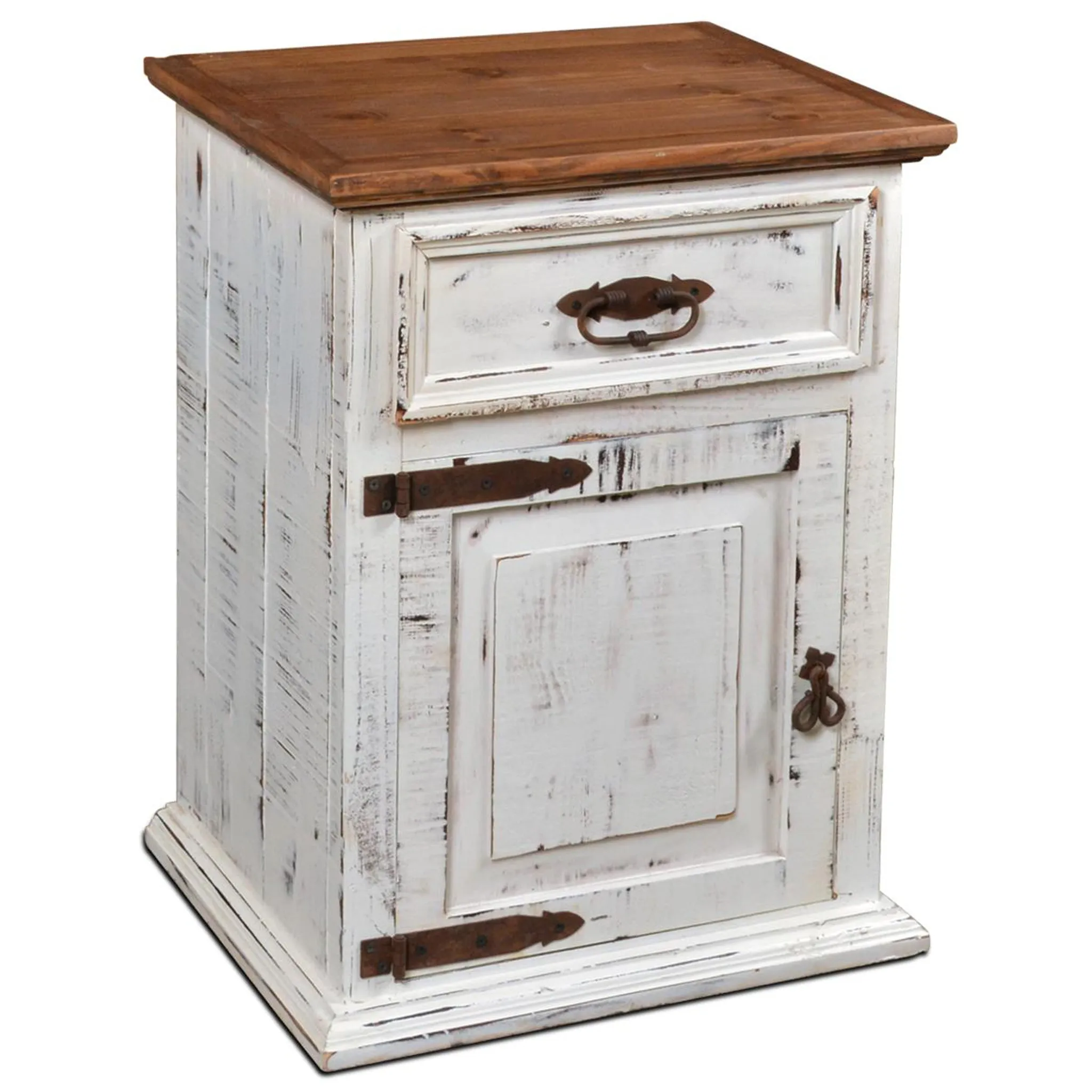 Montclare 1 Door / 1 Drawer Nightstand - White