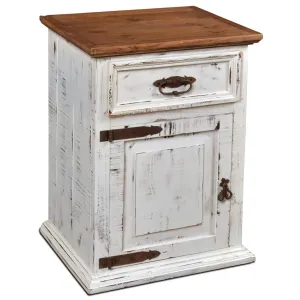 Montclare 1 Door / 1 Drawer Nightstand - White