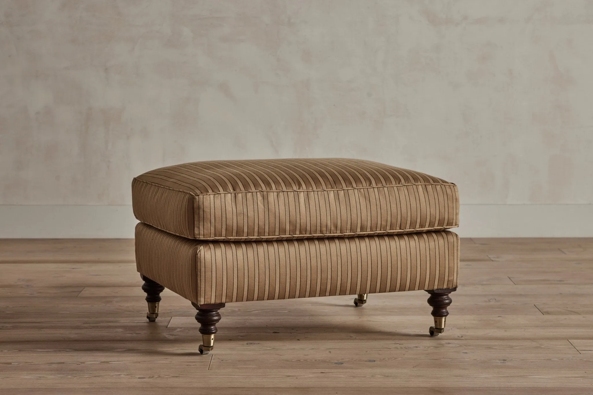 Nickey Kehoe English Roll Arm Ottoman