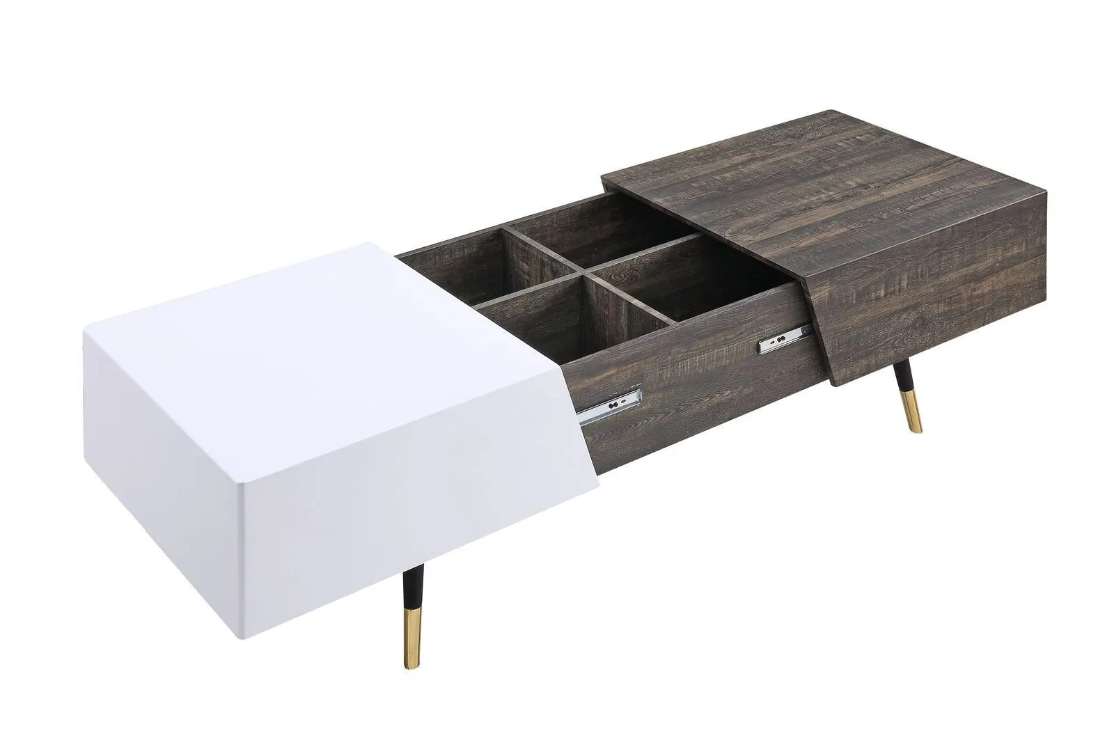 Orion Rustic Coffee Table - White