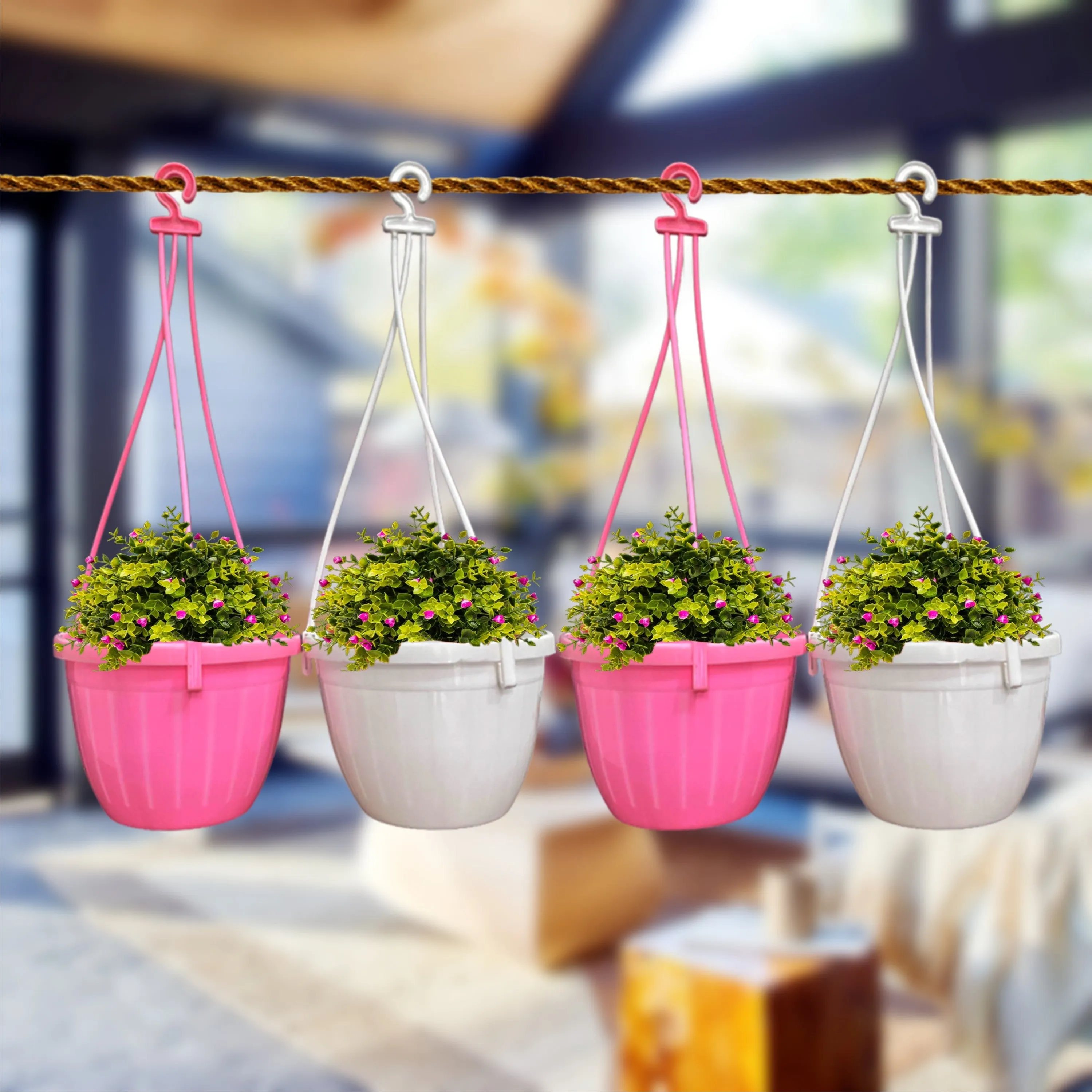 Plastic Hanging Pot For Balcony