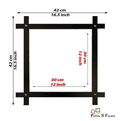 Poster N Frames Cross Wooden Frame Hand-Crafted with Photo of Astrological Star Sign Pisces p-45