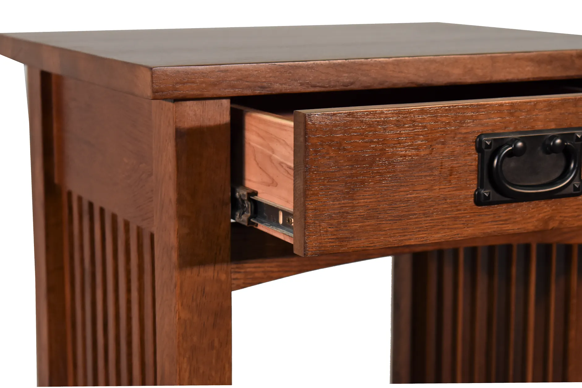 Preorder Mission 1 Drawer Spindle End Table