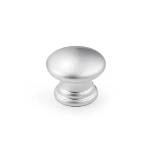 Probrico Single Hole Cabinet Knobs Modern Pulls for Kitchen Cabinet Doors, Dresser Drawers, Bathroom Vanity, Nightstands & Closets, 1 inch (25 mm) Diameter, Silver Grey