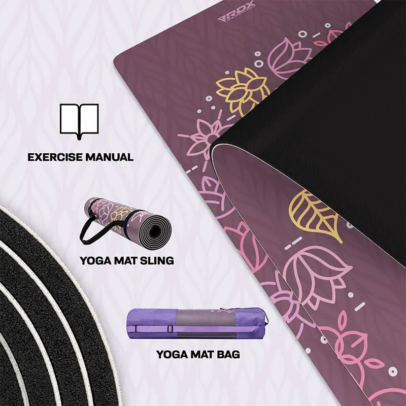 RDX D2 6mm PU Rubber Yoga Mat