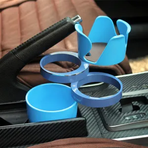 Rotating storage cup holder