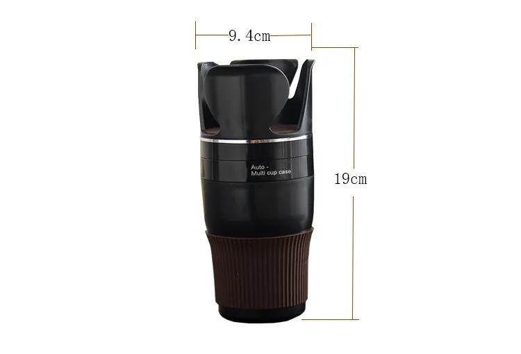 Rotating storage cup holder