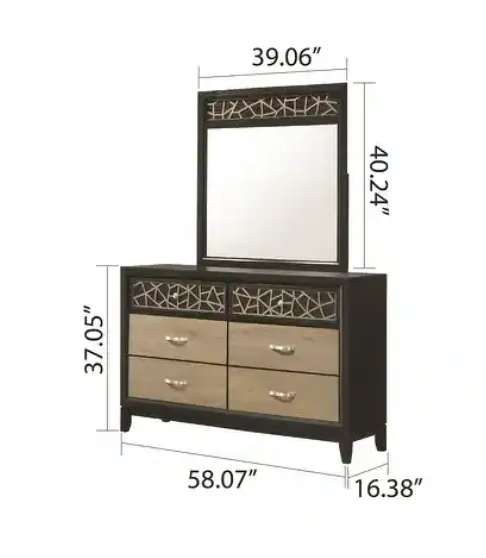 SELENA 5 PCS BEDROOM SET