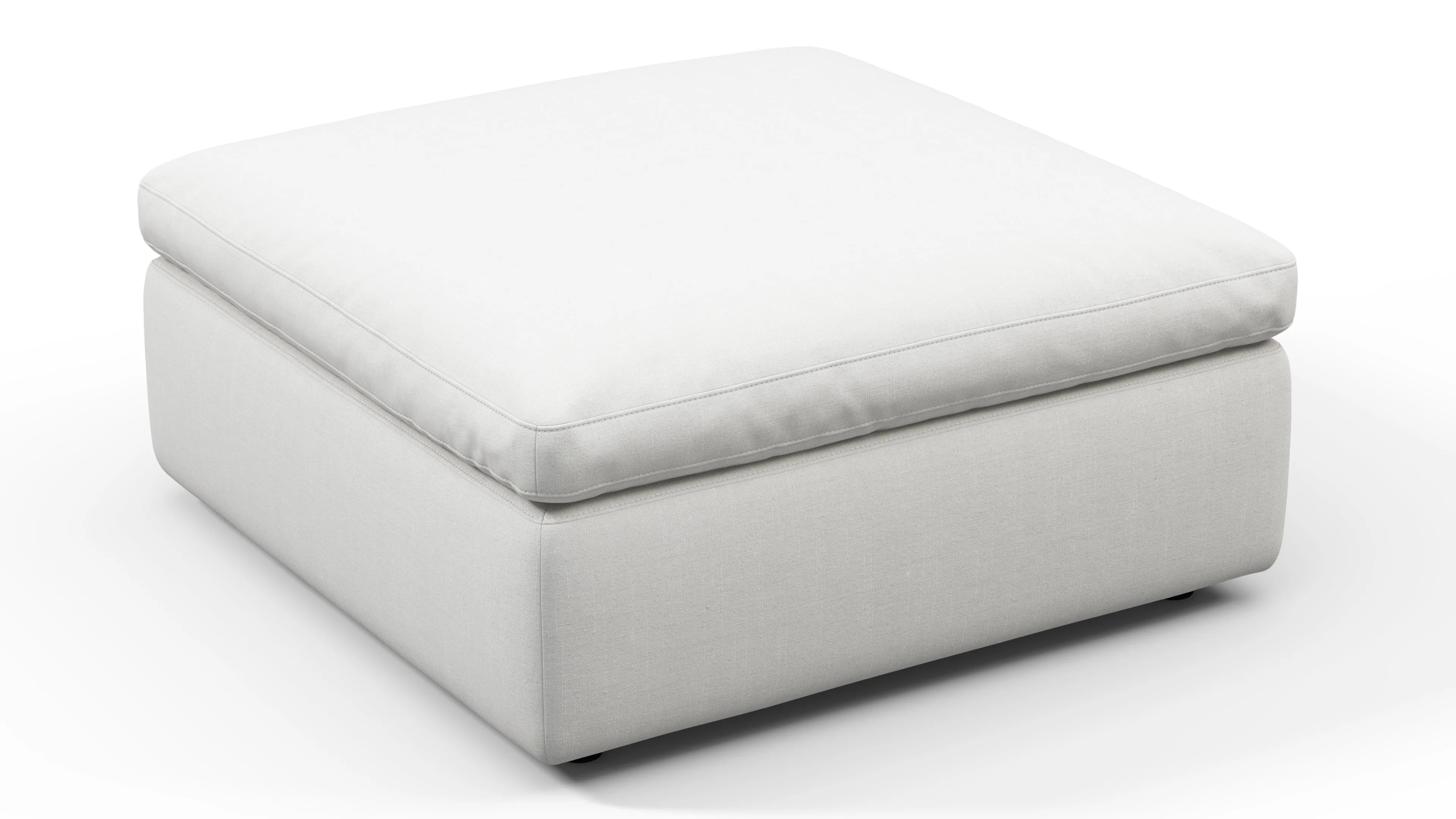 Sky - Sky Sofa Module, Ottoman, White Linen