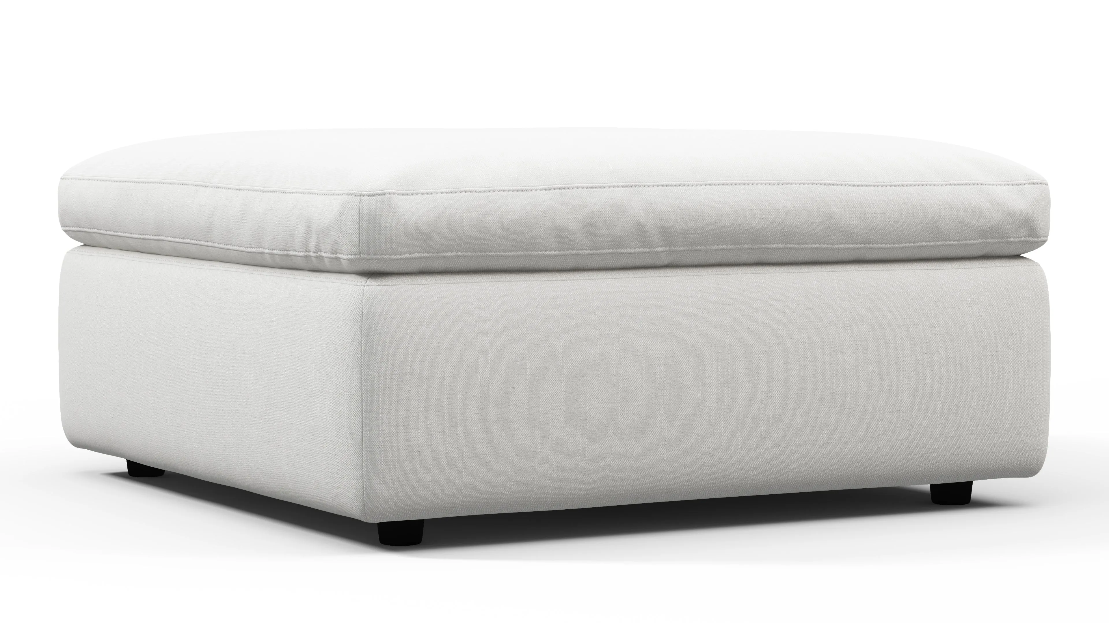 Sky - Sky Sofa Module, Ottoman, White Linen