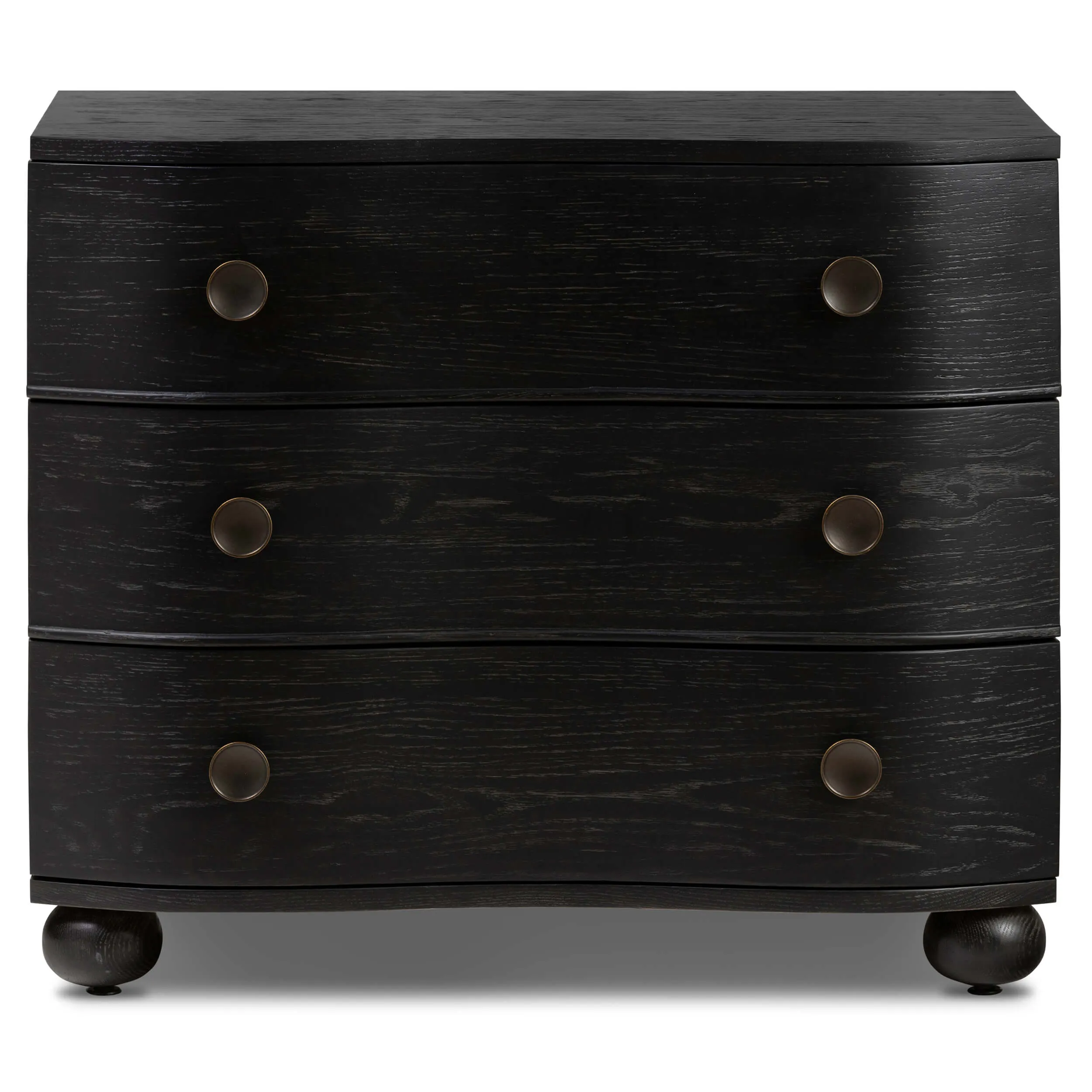 Tiago Nightstand, Distressed Black