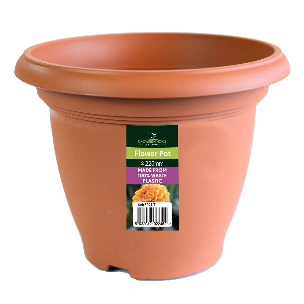 Tildenet 22cm Plastic Flower Pot