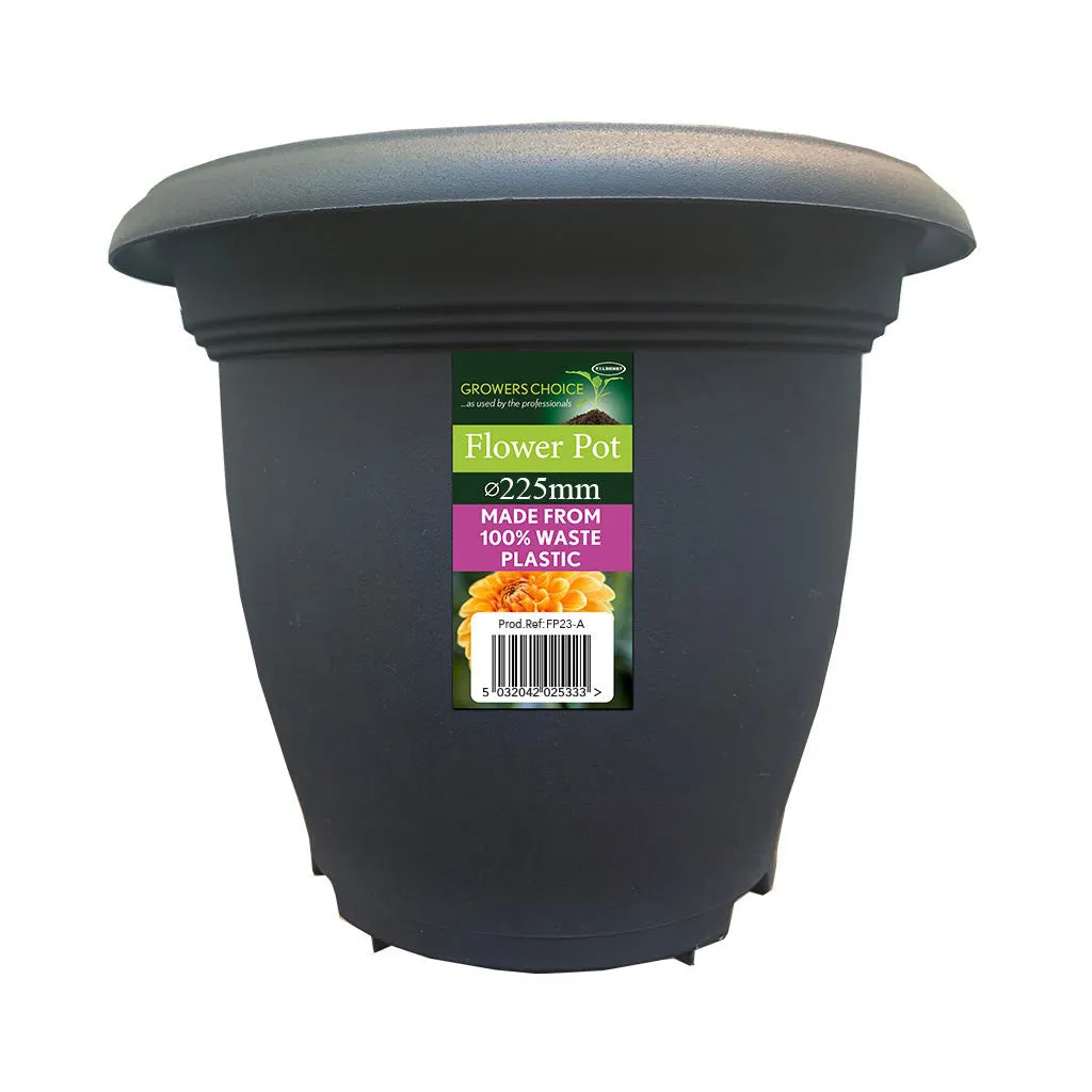 Tildenet 22cm Plastic Flower Pot