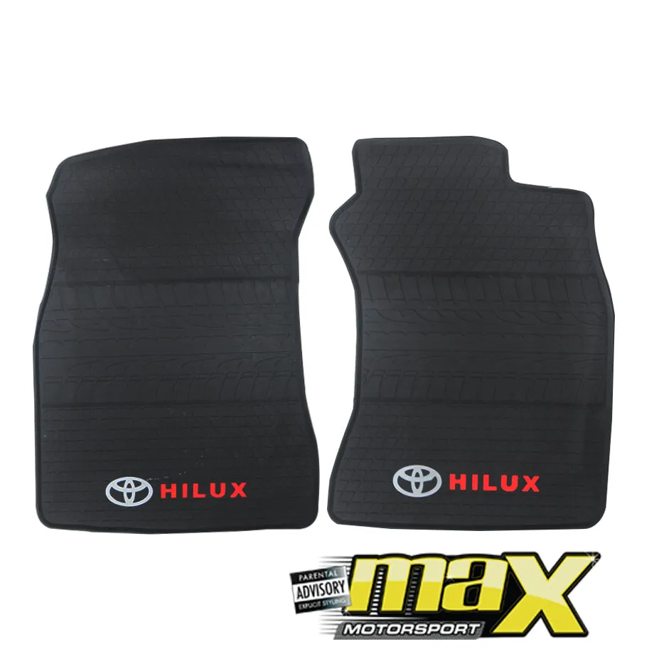 Toyota Hilux 5 Piece Rubber Floor Mats