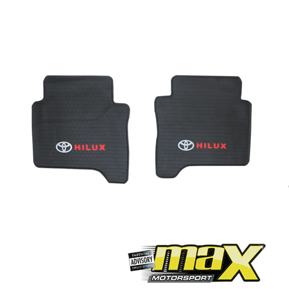 Toyota Hilux 5 Piece Rubber Floor Mats