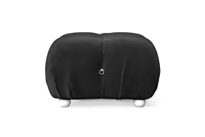 Varese Ottoman Black Velvet Small